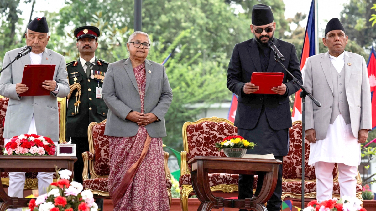 Tân Thủ tướng Nepal Balendra Shah tuyên thệ nhậm chức, trong buổi lễ do Tổng thống Ramchandra Paudel chủ trì tại Thủ đô Kathmandu