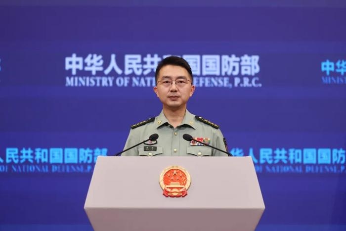 Người phát ngôn Bộ Quốc phòng Trung Quốc Tưởng Bân. Ảnh: CGTN