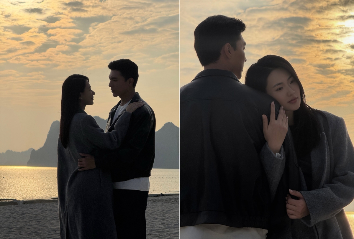 Trên trang cá nhân, diễn viên Minh Trang chia sẻ ảnh hậu trường cùng Steven Nguyễn trong quá trình quay phim "Không giới hạn".