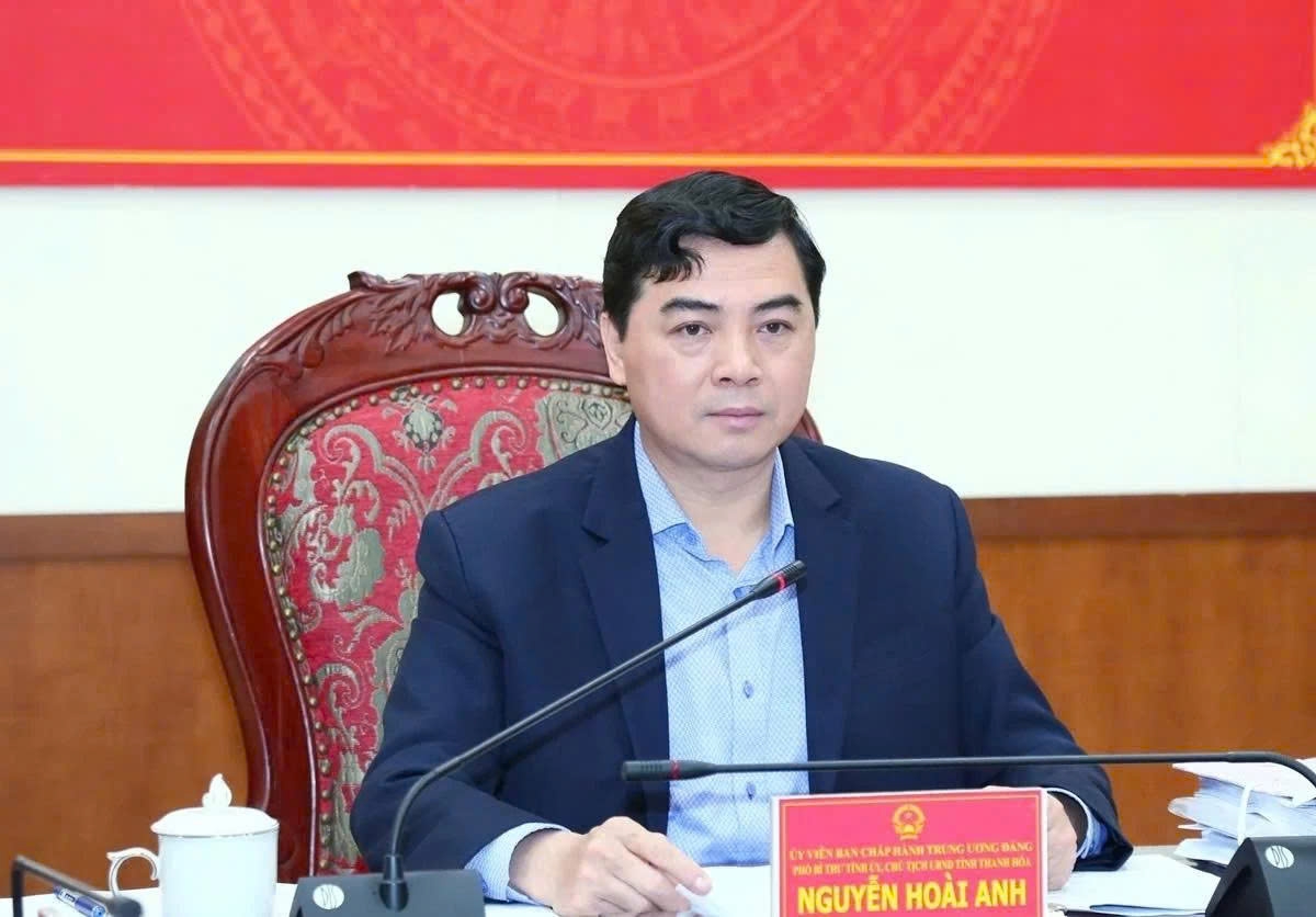 Ông Nguyễn Hoài Anh, Ủy viên Trung ương Đảng, Phó Bí thư Tỉnh uỷ, Chủ tịch UBND tỉnh Thanh Hoá.
Ảnh: Báo Thanh Hoá