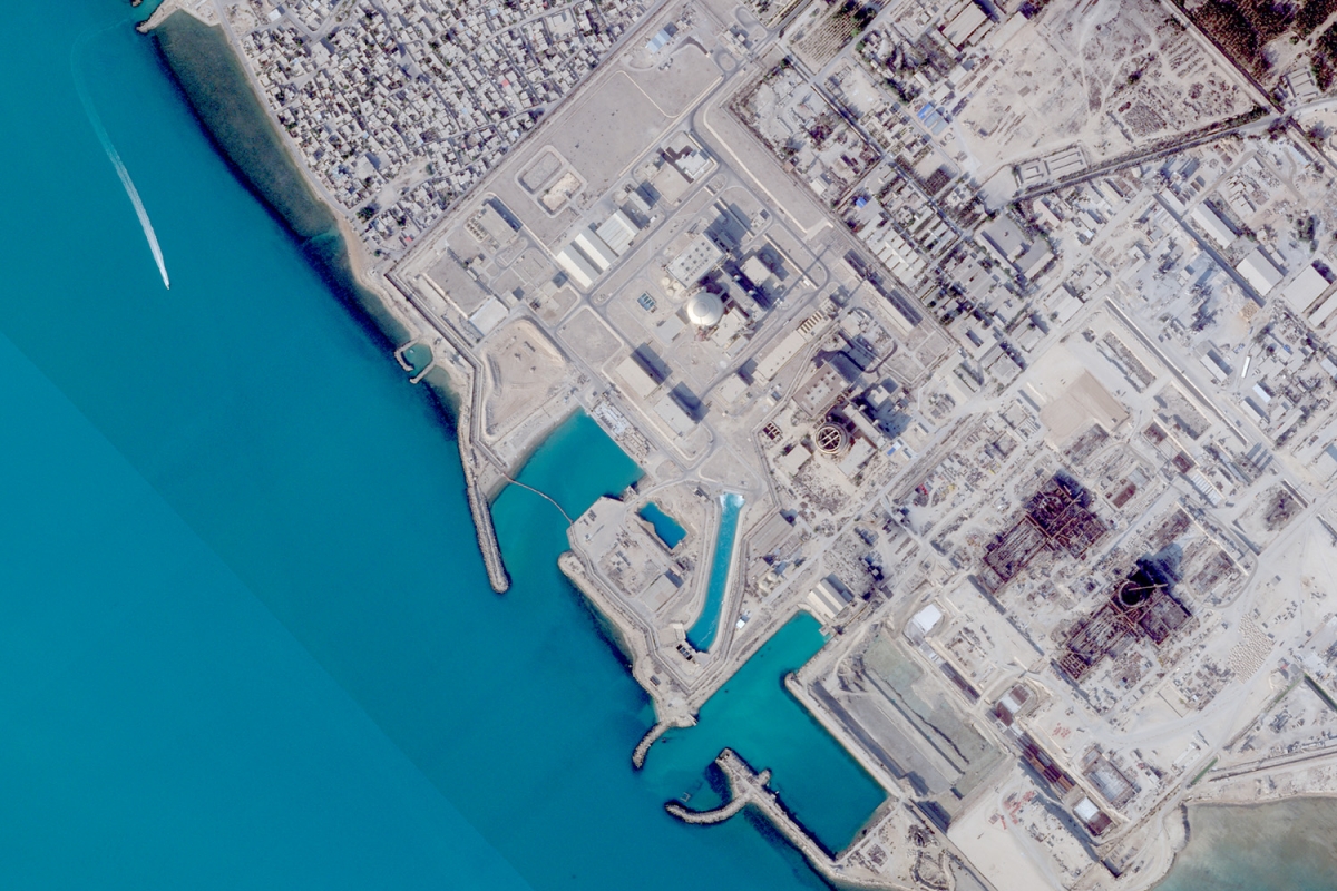Ảnh vệ tinh do Planet Labs PBC cung cấp cho thấy Nhà máy điện hạt nhân Bushehr tại Bushehr, Iran, ngày 7/12/2025. Nguồn: Planet Labs PBC/AP