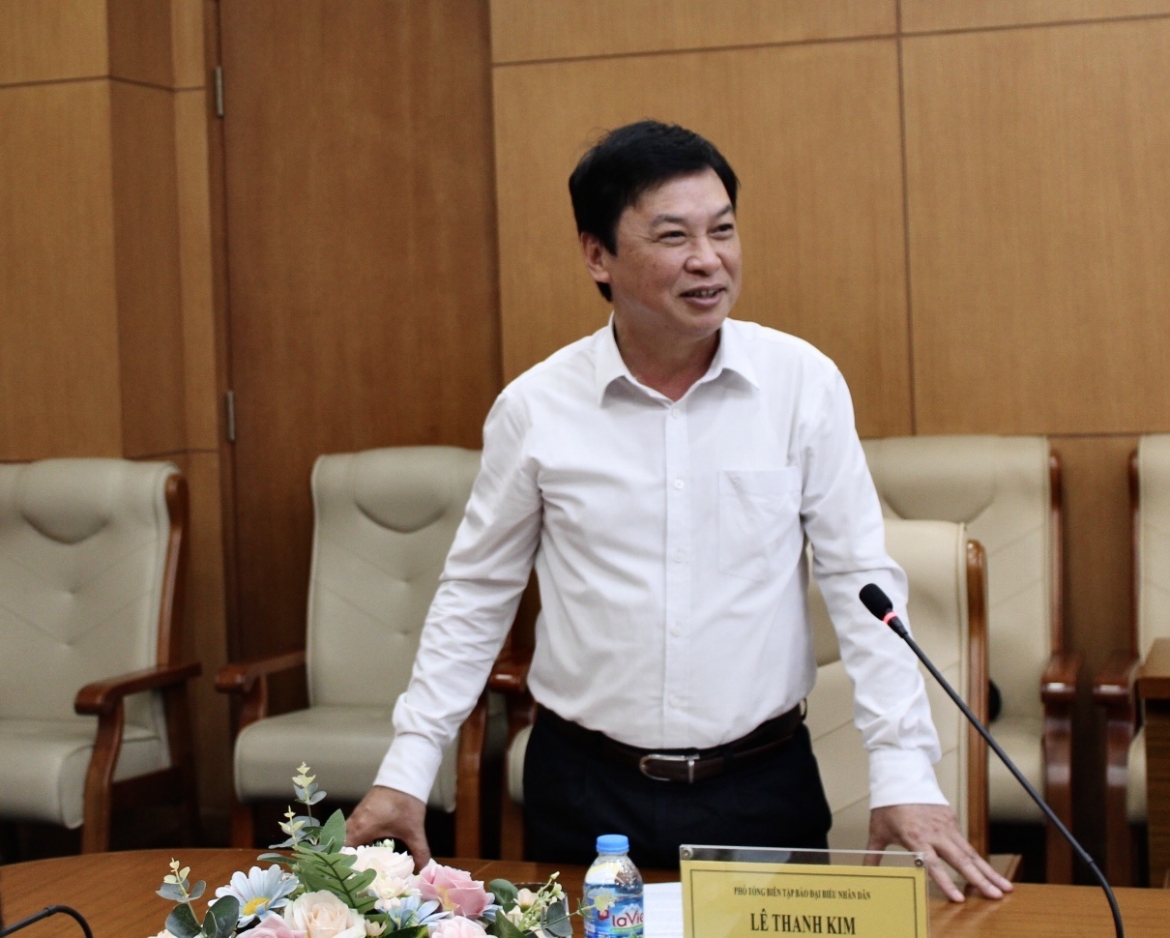 TS Lê Thanh Kim phát biểu khai mạc tọa đàm.