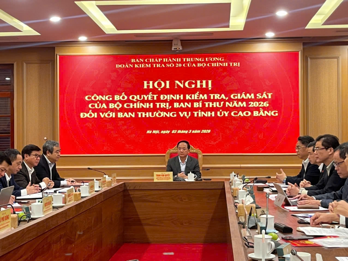 Trưởng ban Tuyên giáo và Dân vận Trung ương nhấn mạnh, cuộc kiểm tra của Bộ Chính trị nhằm phối hợp, đôn đốc, hỗ trợ các địa phương trong quá trình triển khai nhiệm vụ.