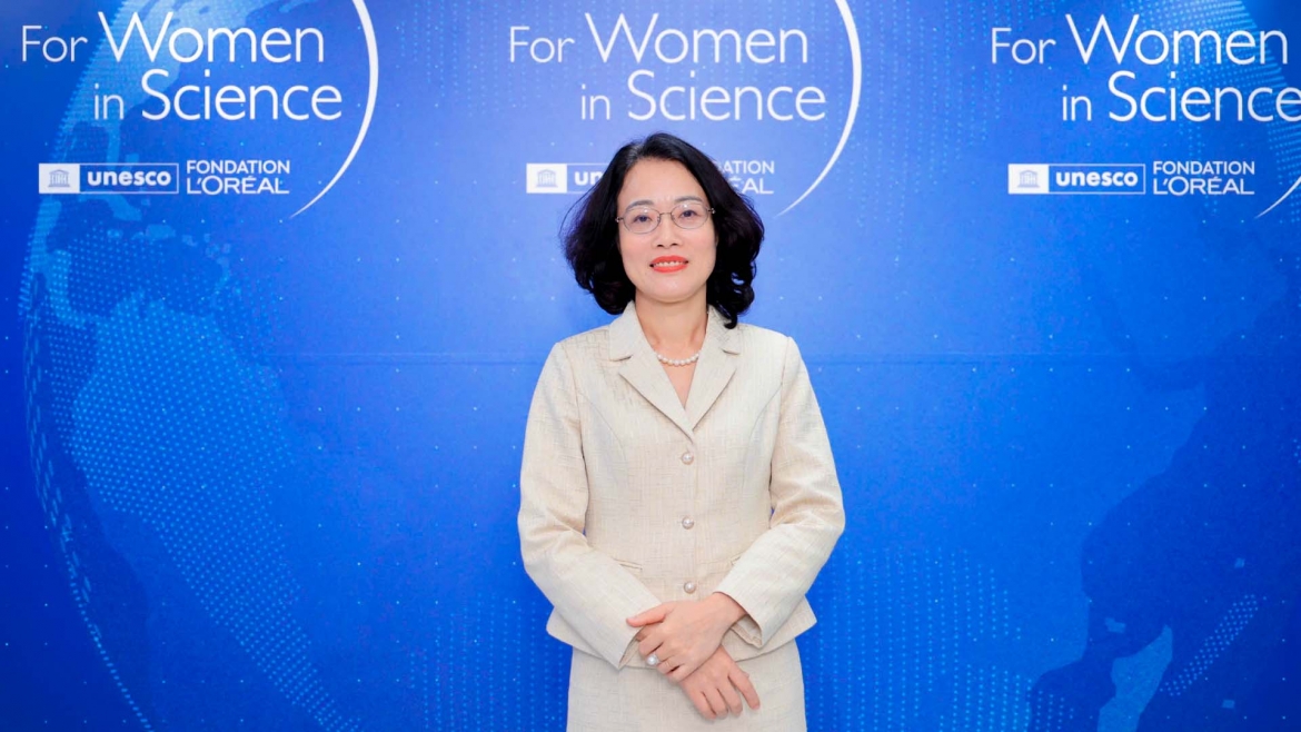 PGS.TS Phạm Thị Thanh Ngà - Viện trưởng Viện Khoa học Khí tượng Thủy văn, Môi trường và Biển (Ảnh: Hoàng Toàn)