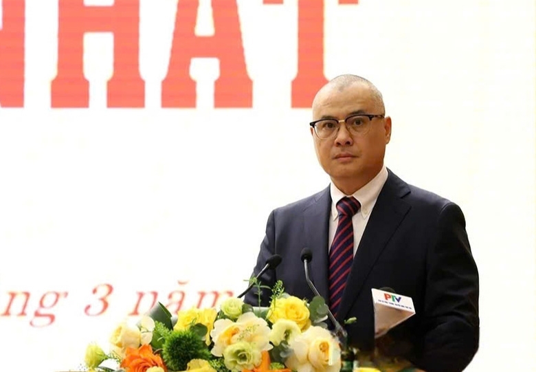 Ông Phạm Đại Dương, Ủy viên Ban Chấp hành Trung ương Đảng, Bí thư Tỉnh Phú Thọ phát biểu tại kỳ họp.