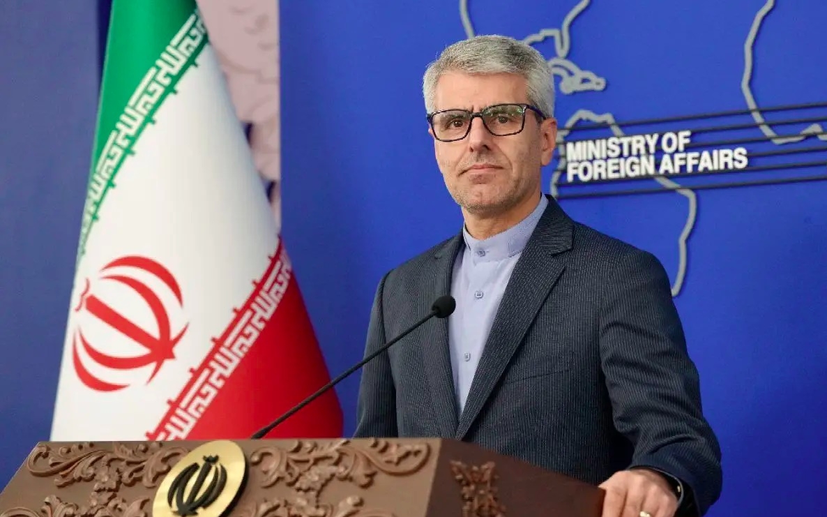 Phát ngôn viên Bộ Ngoại giao Iran, Esmail Baghaei. Ảnh: Bộ Ngoại giao Iran.