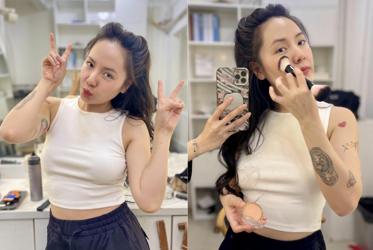 Phương Linh tiếp tục seri ảnh dễ thương. Dạo gần đây, nữ ca sĩ tích cực chia sẻ hình ảnh makeup xinh xắn, mang đến vẻ ngoài tươi trẻ.