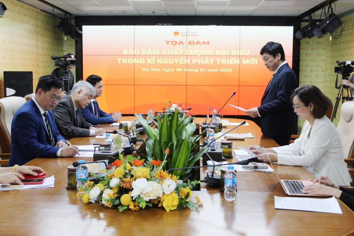 Báo Đại biểu Nhân dân tổ chức buổi tọa đàm “Bảo đảm chất lượng đại biểu trong kỷ nguyên phát triển mới”.