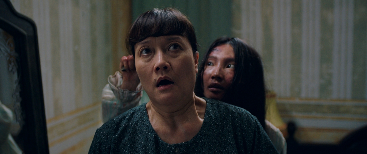 Tạo hình của nghệ sĩ Vân Dung trong "Quỷ nhập tràng 2". Ảnh: ĐPCC