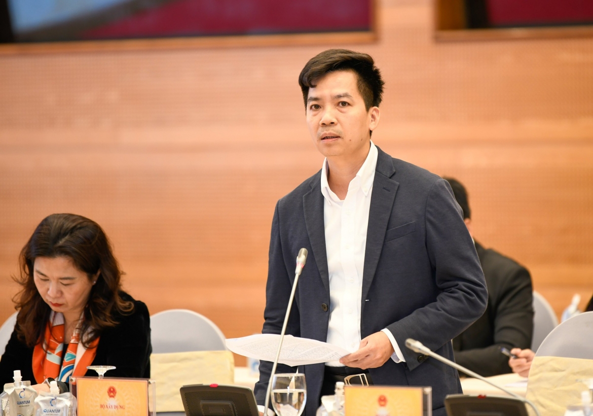 Ông Hà Quang Hưng, Phó Cục trưởng Cục Quản lý nhà và thị trường bất động sản, Bộ Xây dựng - (Ảnh: VGP)