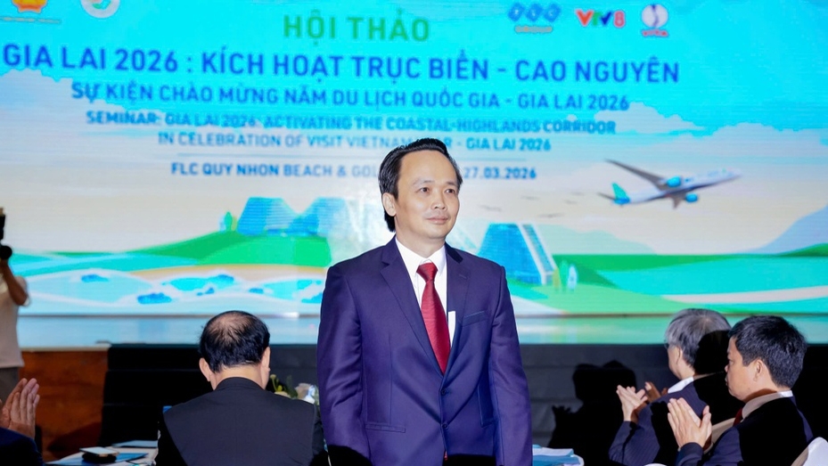 Sự xuất hiện của Chủ tịch Tập đoàn FLC Trịnh Văn Quyết thu hút sự chú ý tại Hội thảo