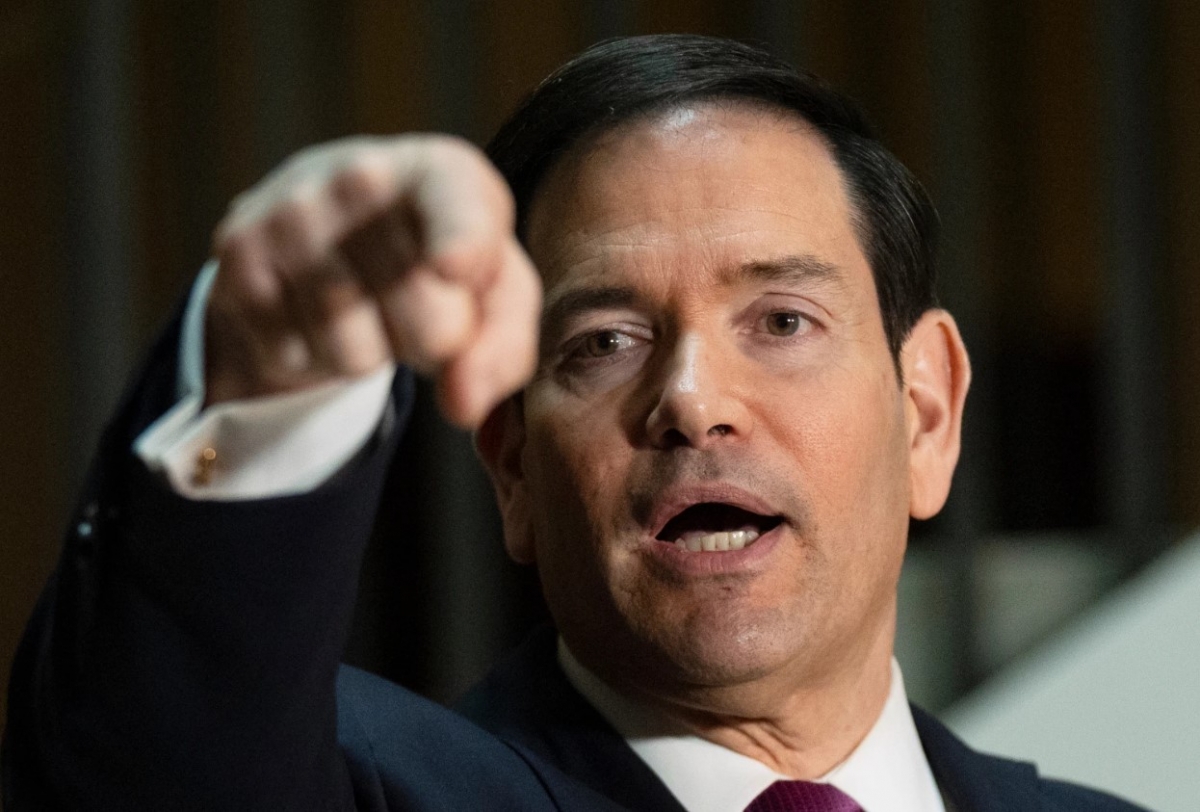 Ngoại trưởng Marco Rubio phát biểu trước các phóng viên trước cuộc họp báo dự kiến ​​của Ủy ban Tình báo Hạ viện và Thượng viện về Iran tại Đồi Capitol ở Washington ngày 2/3/2026. Ảnh: AP