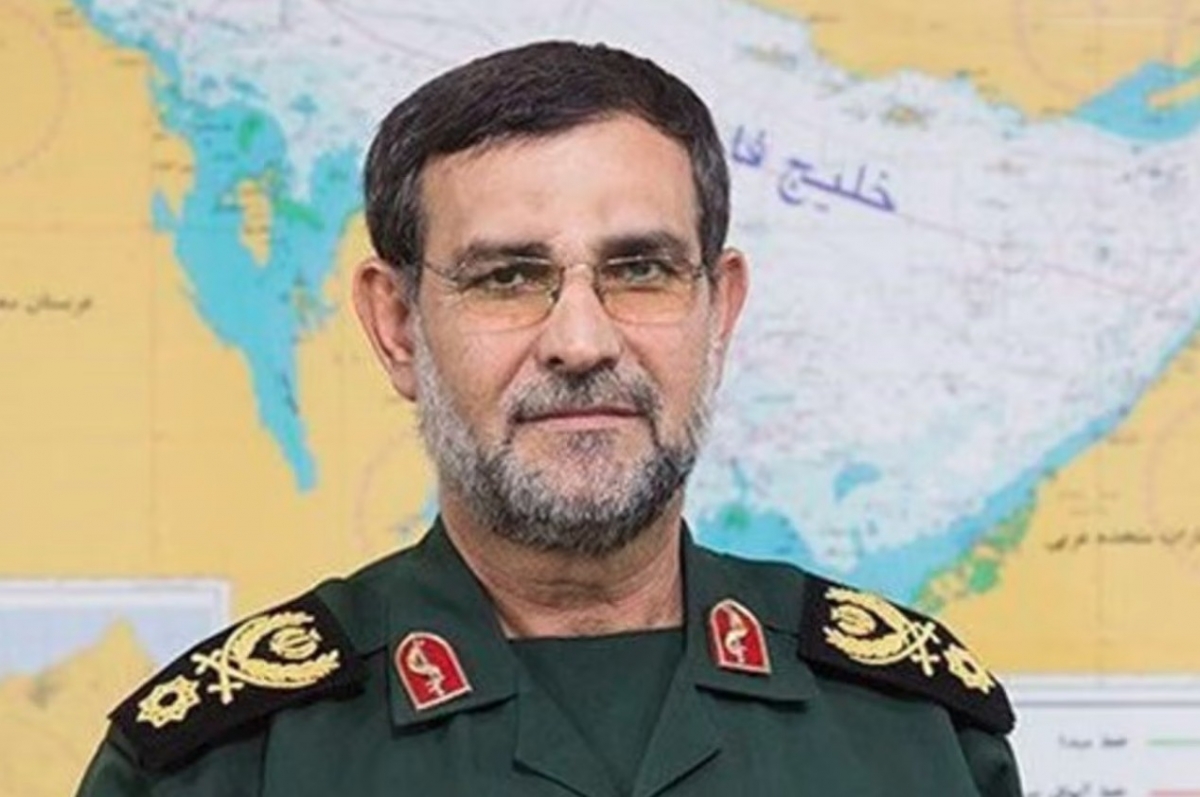 Chỉ huy Hải quân thuộc Lực lượng Vệ binh Cách mạng Hồi giáo Iran (IRGC), ông Alireza Tangsiri. Ảnh: Tasnim News Agency