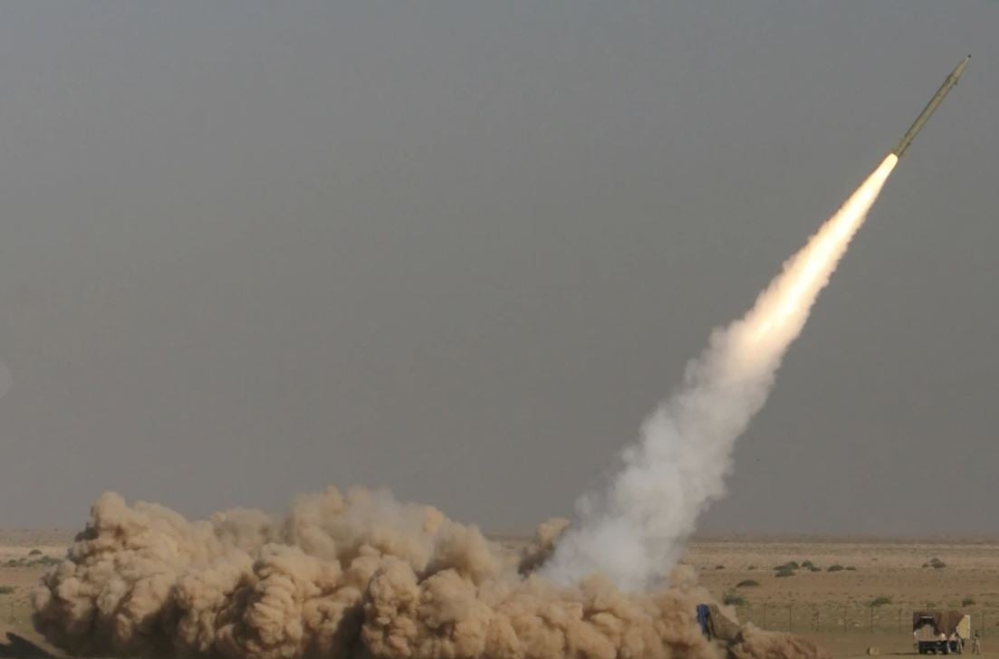 Tên lửa Fateh của Iran. Ảnh: AP