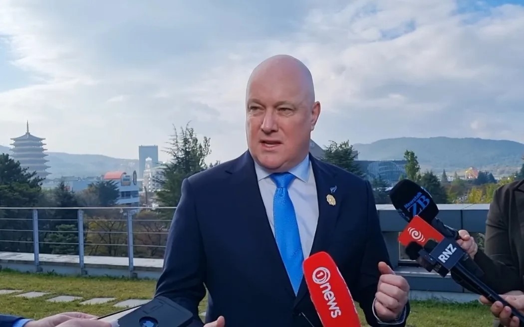 Thủ tướng New Zealand Luxon. Ảnh: McKinnon.