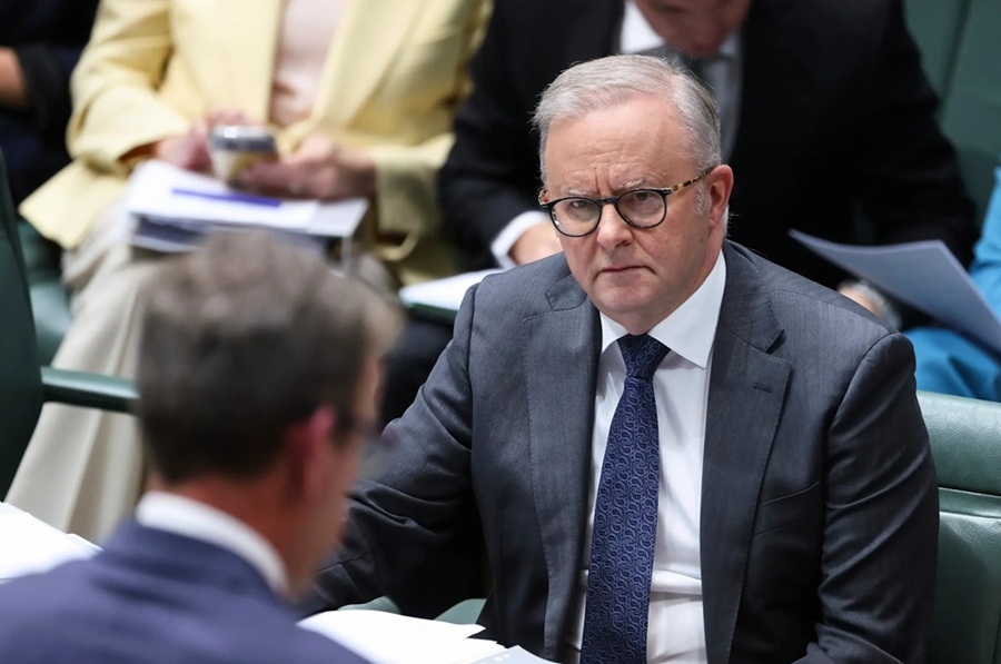 Thủ tướng Australia Anthony Albanese. Nguồn: Alex Ellinghausen