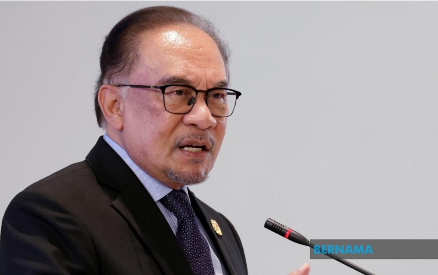 Thủ tướng Malaysia Anwar Ibrahim. Ảnh: Bernama