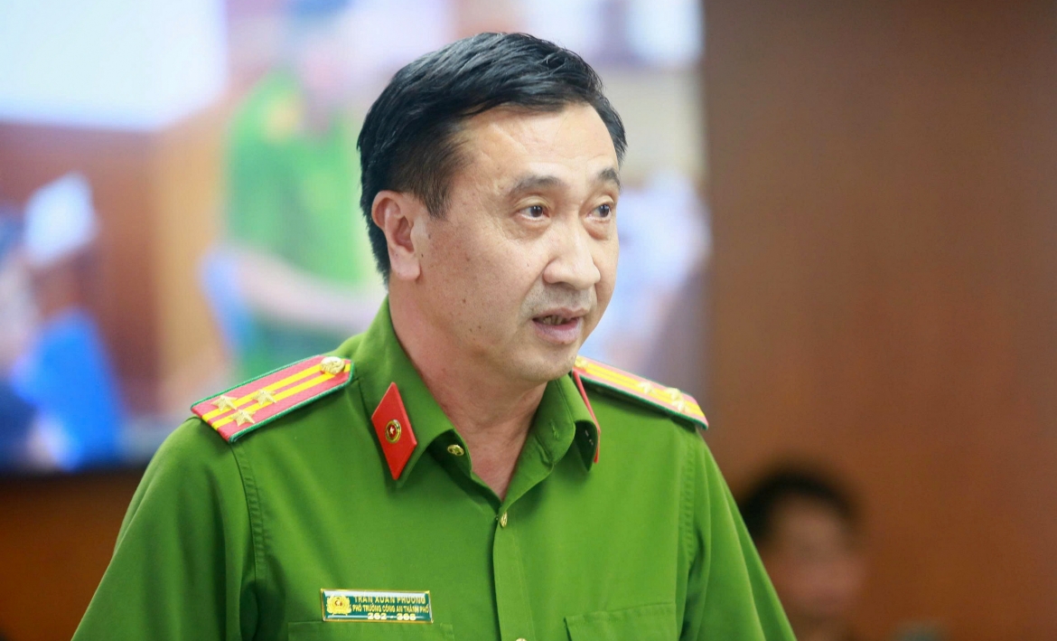 Thượng tá Trần Xuân Phương, Phó Trưởng Phòng Cảnh sát phòng cháy chữa cháy và cứu nạn cứu hộ (PC07), Công an TP.HCM (ảnh: C.T)