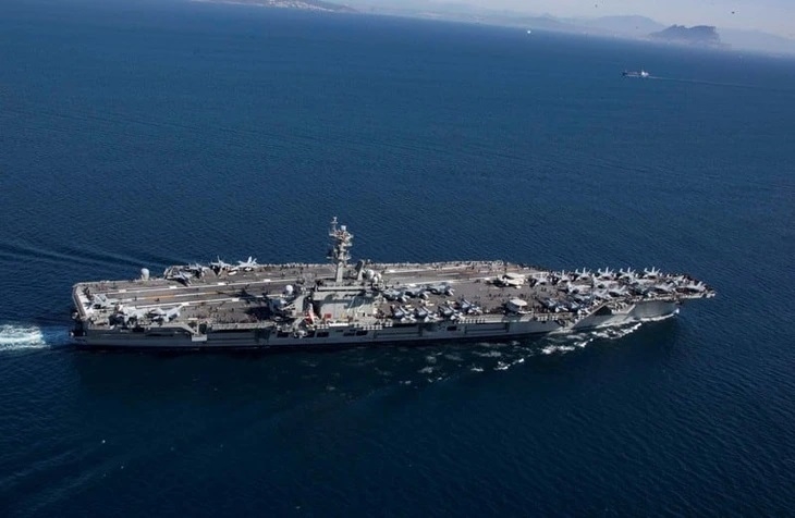 Tàu sân bay lớp Nimitz USS Abraham Lincoln - Ảnh: REUTERS