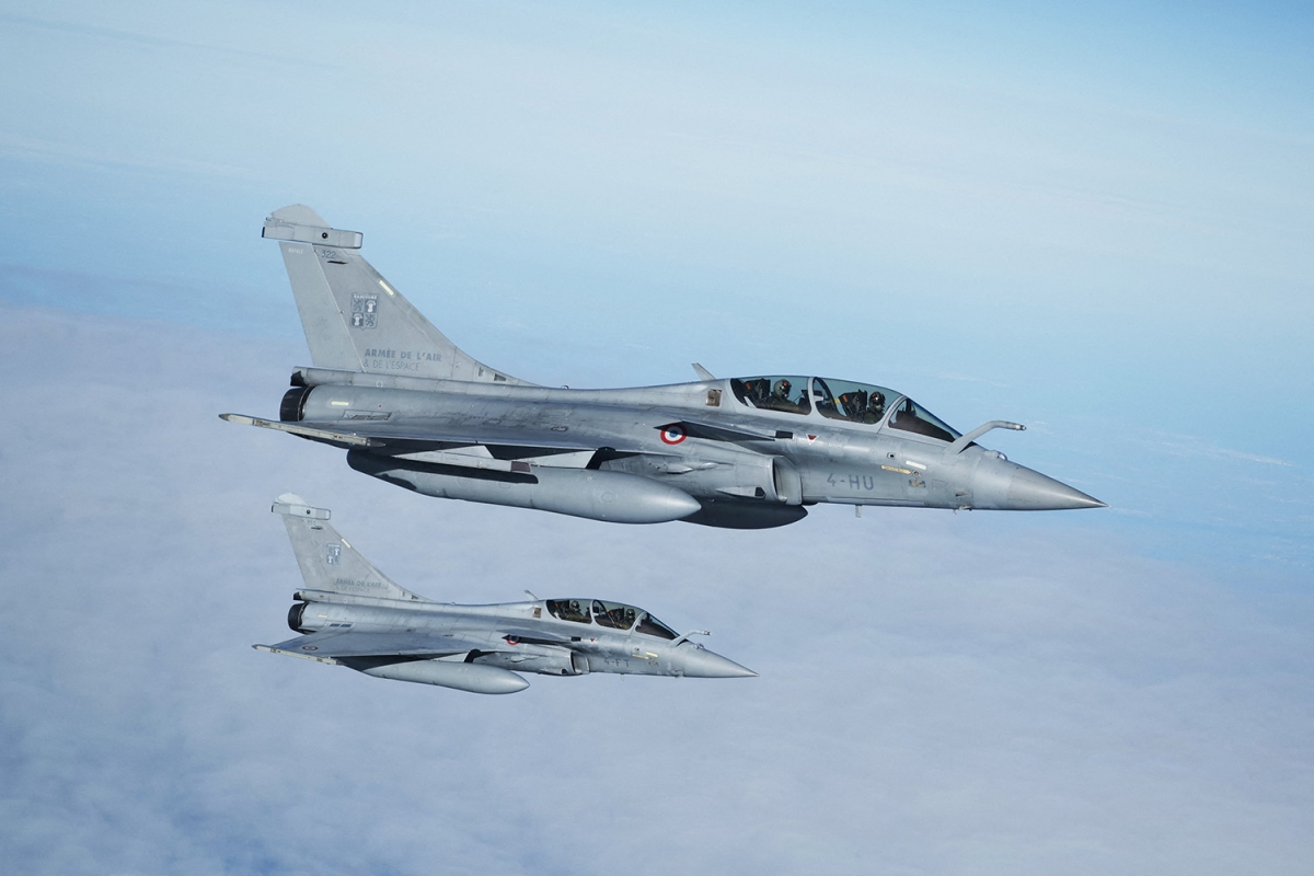 Tiêm kích Rafale của Pháp. Ảnh: Reuters