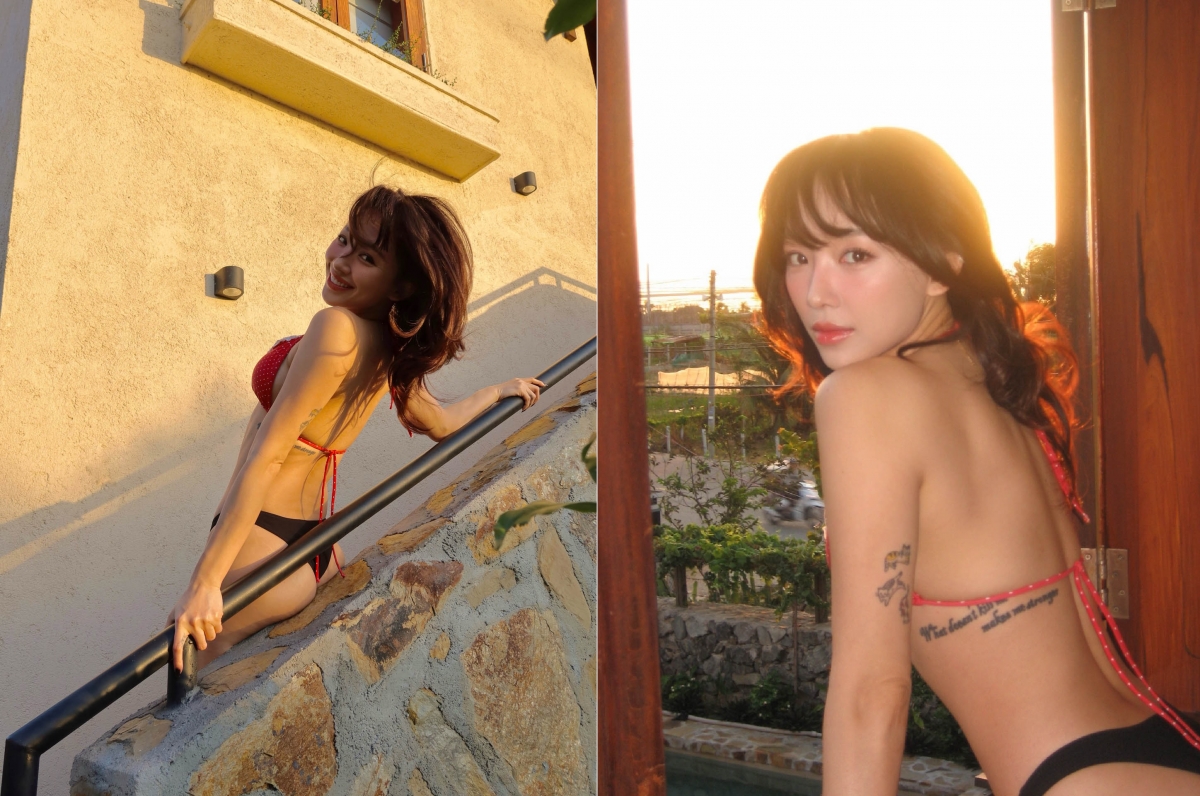 Tóc Tiên khiến fan thích thú với dòng trạng thái hài hước: “Uống nhầm 1 ánh mắt, cơn say đau dạ dày”. Không chỉ duyên dáng trong lời nói, nữ ca sĩ còn khoe thân hình săn chắc, quyến rũ trên mạng xã hội, khiến fan liên tục để lại bình luận khen ngợi.