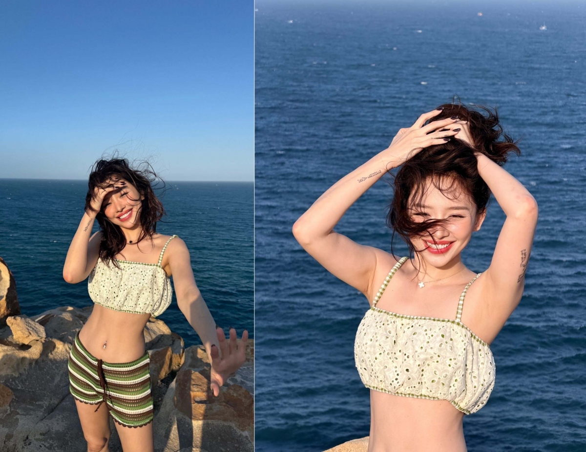 Tóc Tiên tiếp tục “ghi điểm” với loạt ảnh bên bờ biển, thần thái tự tin cùng gu thời trang cá tính giúp nữ ca sĩ nổi bật và nhận được nhiều lời khen từ người hâm mộ.