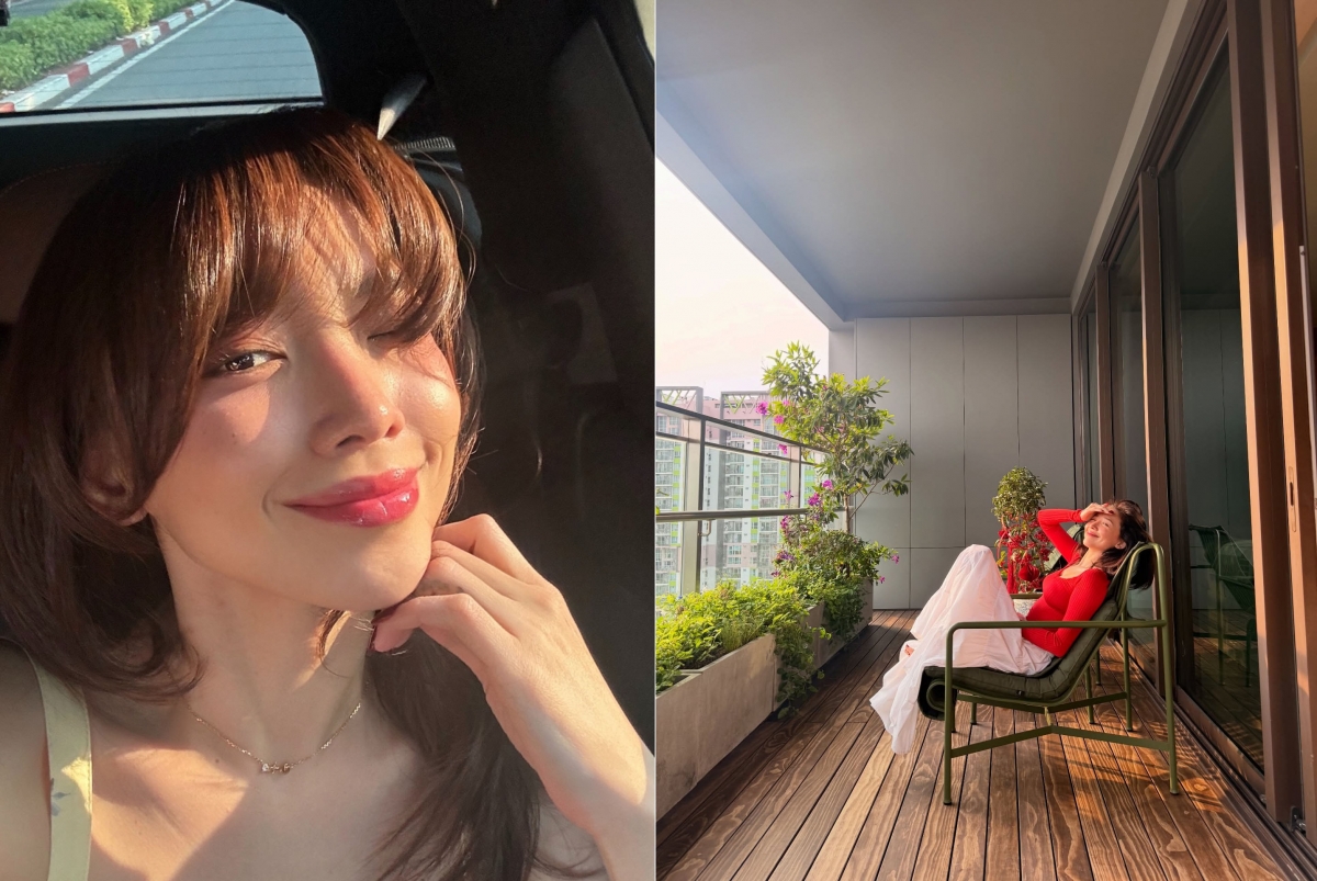 Tóc Tiên khoe khoảnh khắc rạng rỡ trong không gian căn hộ riêng, thu hút nhiều lời khen từ người hâm mộ.