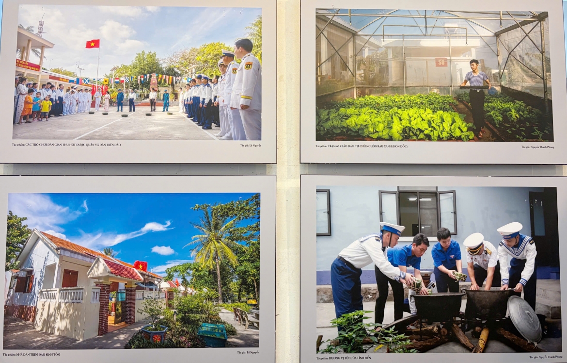 Những bức ảnh mang dấu ấn của tuổi trẻ gắn với biển đảo quê hương, đất nước
