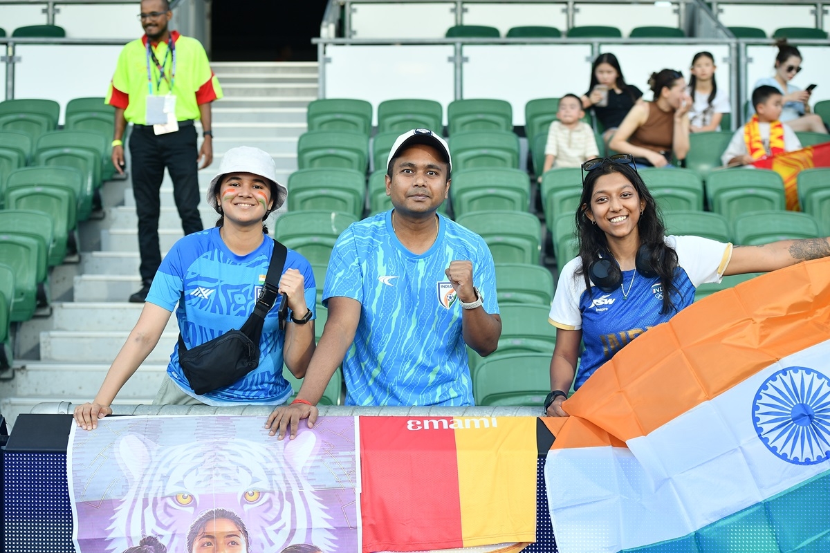 Các CĐV Ấn Độ trên khán đài. (Ảnh: AFC). 