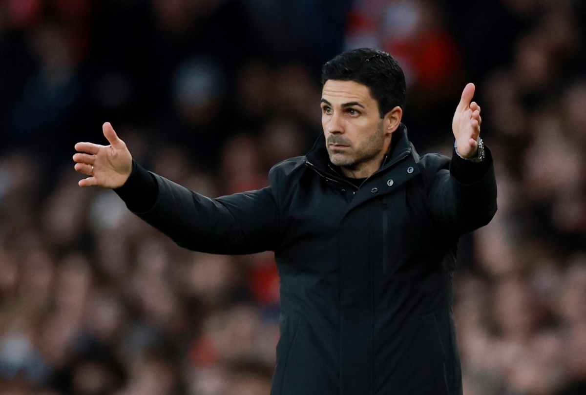 Thầy trò HLV Arteta vẫn đang gặp rất nhiều khó khăn. (Ảnh: Reuters). 