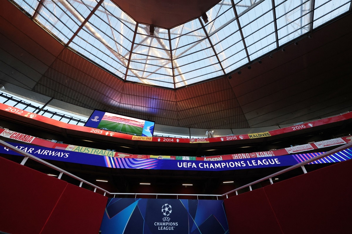 Một số hình ảnh sân Emirates trước trận đấu. (Nguồn: Reuters). 