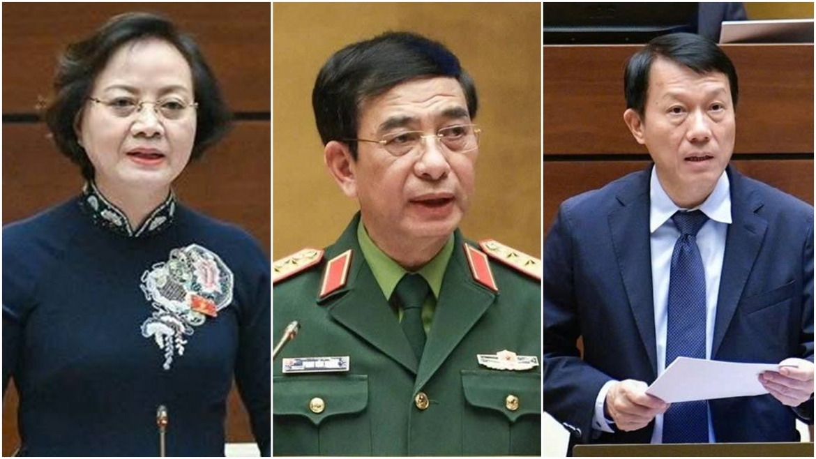 Phó Thủ tướng Chính phủ Phạm Thị Thanh Trà, Bộ trưởng Quốc phòng Phan Văn Giang, Bộ trưởng Bộ Công an Lương Tam Quang đều trúng cử đại biểu Quốc hội khóa XVI.