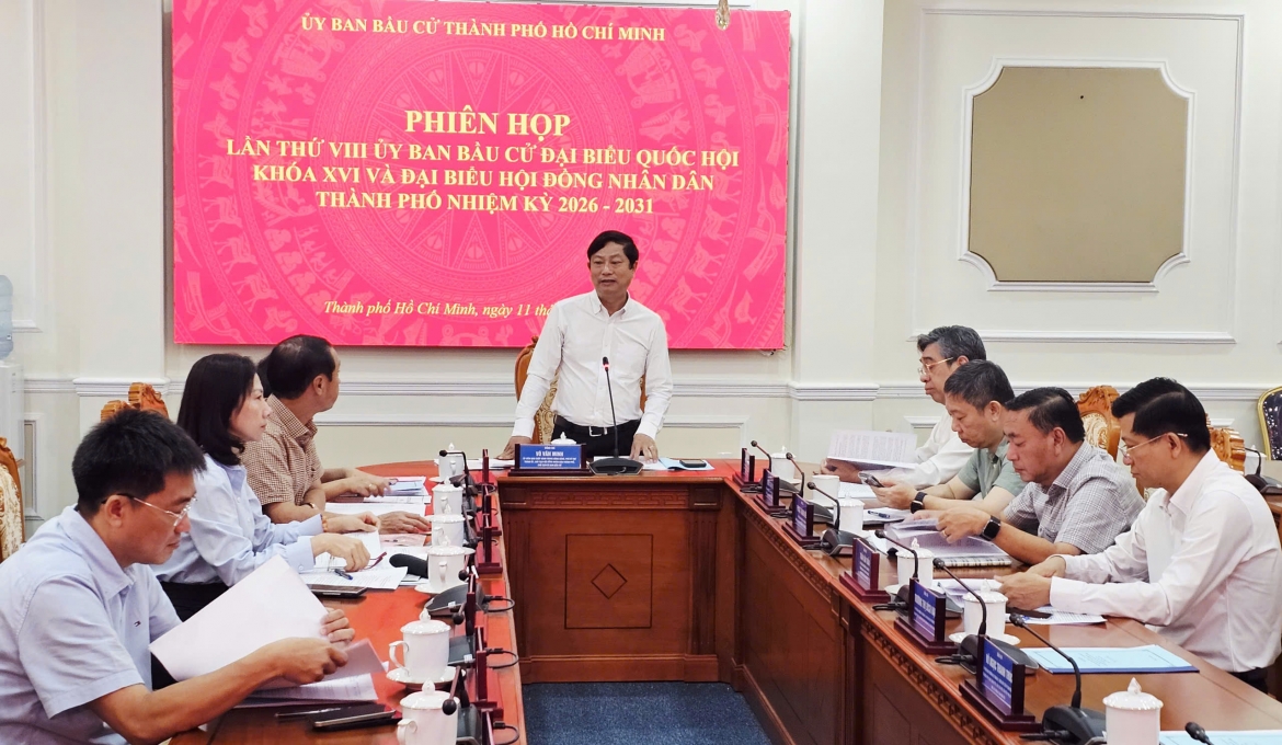Quang cảnh cuộc họp (Ảnh: Q.H)