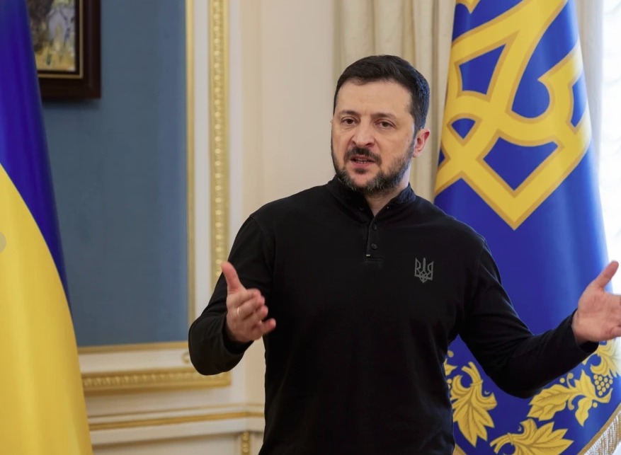 Tổng thống Volodymyr Zelensky. Ảnh: AP
