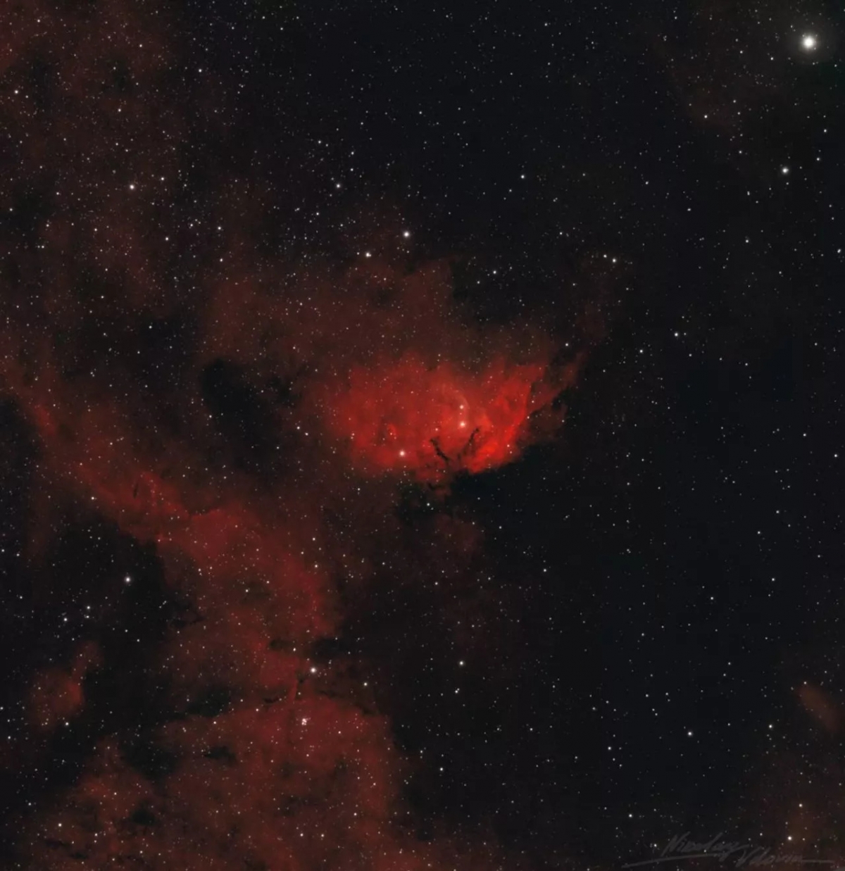 Tinh vân Tulip. (Ảnh: Roscosmos)