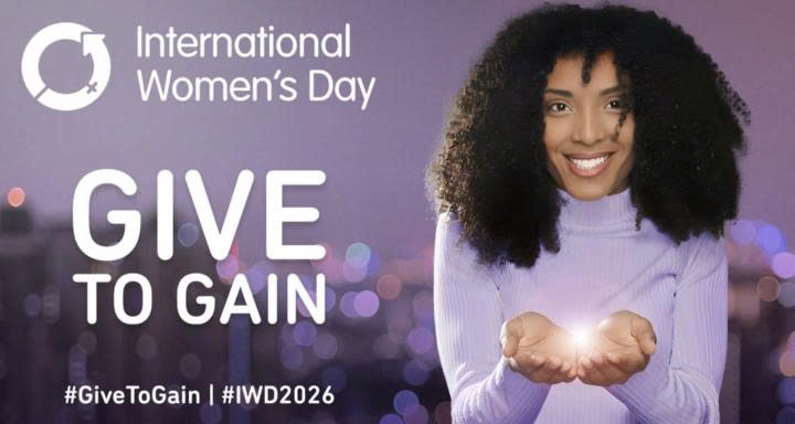 Chủ đề của Ngày Quốc tế Phụ nữ năm 2026 là “Cho đi để nhận lại”. (Ảnh: nternationalwomensday)