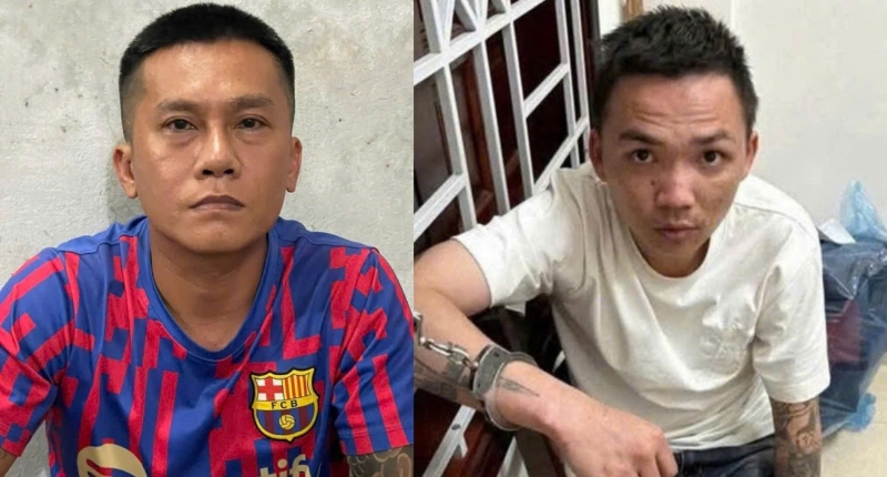 Hai đối tượng Phạm Anh Tài và Lê Văn Ân.