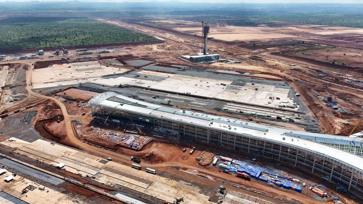 Sân bay Long Thành trong quá trình thi công