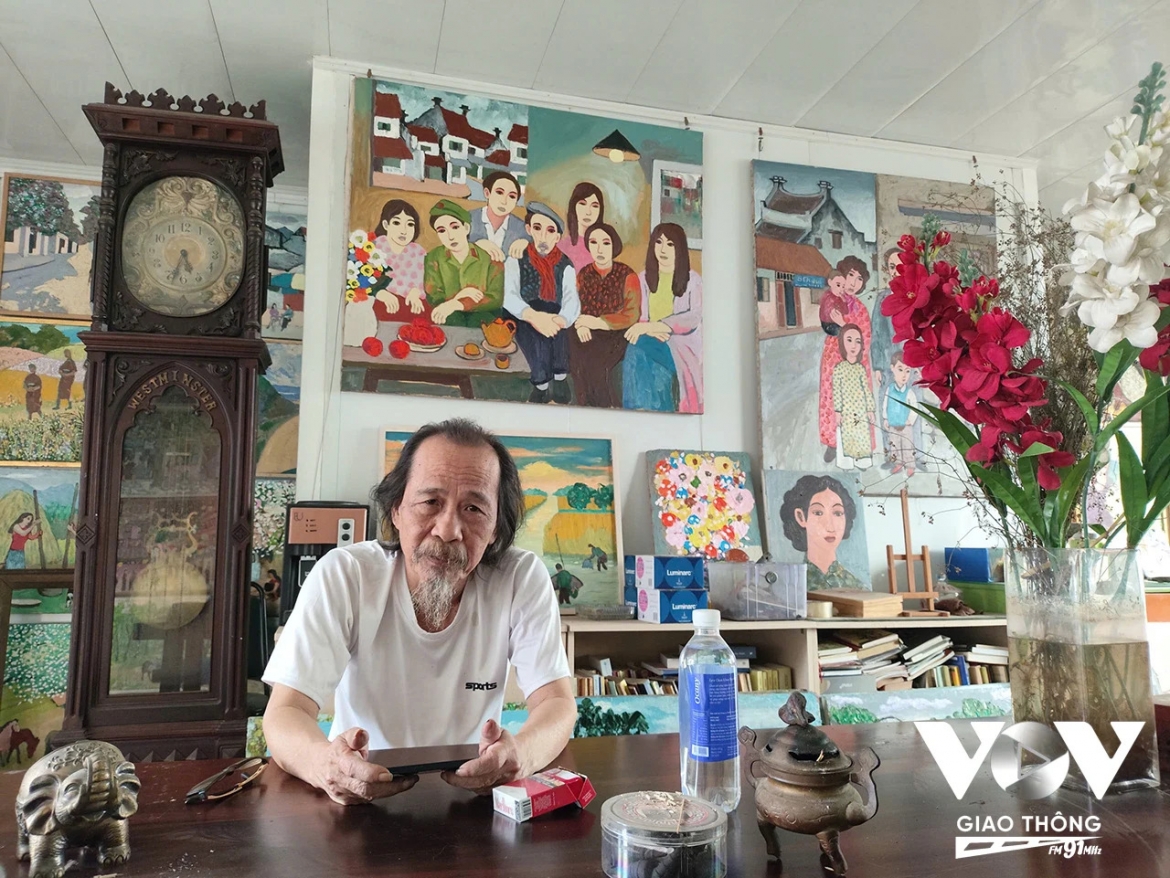 Họa sĩ Bùi Thanh Phương, con trai danh họa Bùi Xuân Phái