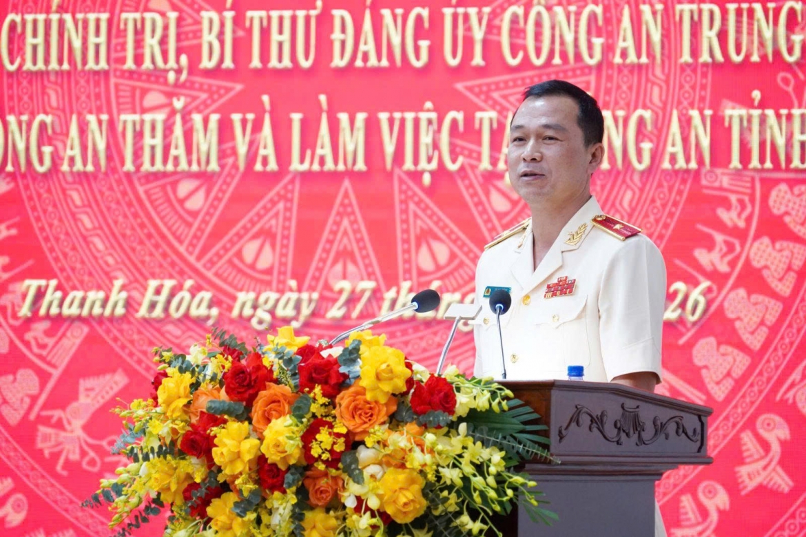 Thiếu tướng Tô Anh Dũng, Giám đốc Công an tỉnh Thanh Hóa.