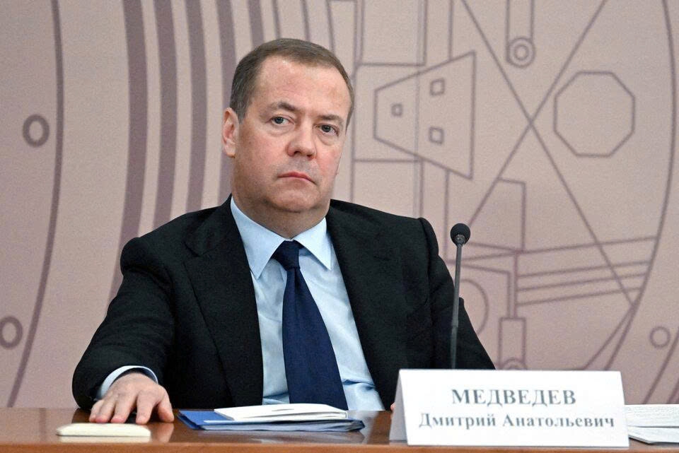 Phó Chủ tịch Hội đồng An ninh Liên bang Nga Dmitry Medvedev. Ảnh: Reuters