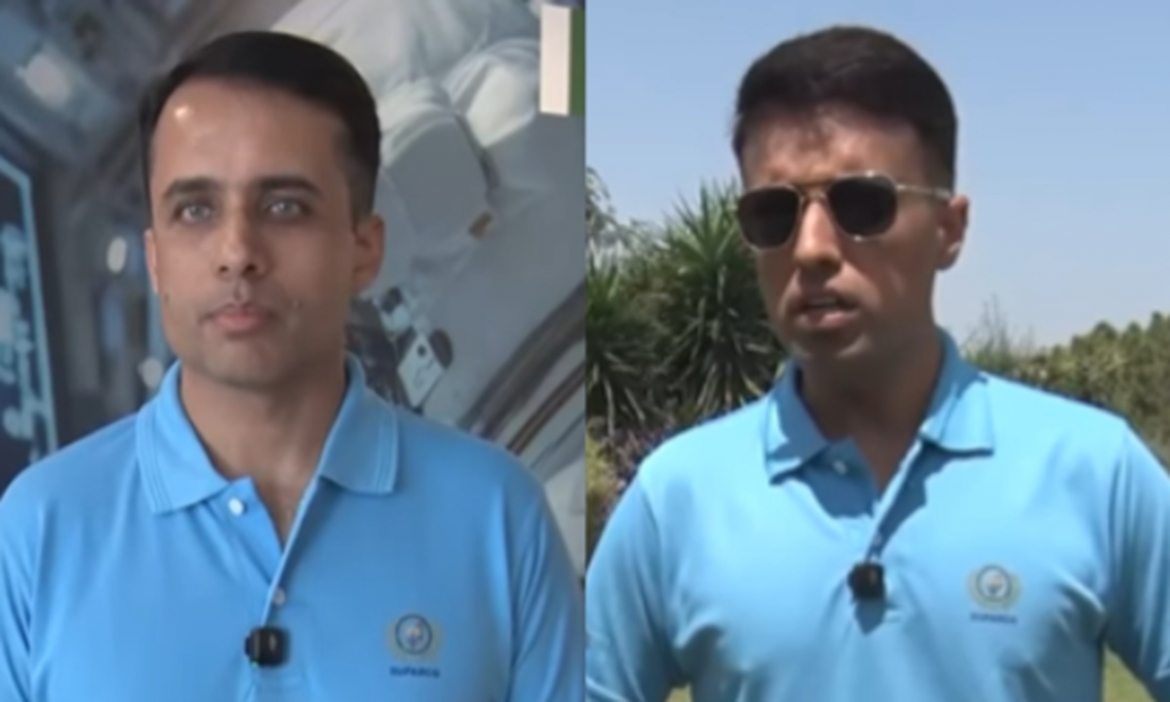 Hai ứng viên phi hành gia người Pakistan: Khurram Daud (trái) và Muhammad Zeeshan Ali, cho chương trình vũ trụ có người lái của Trung Quốc. Ảnh: Bộ Thông tin và Truyền thông Pakistan.