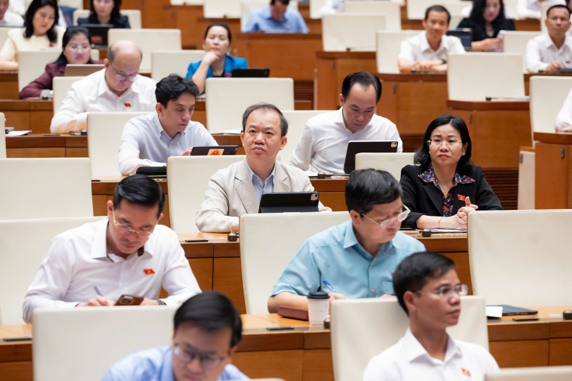 Các đại biểu tại phiên họp