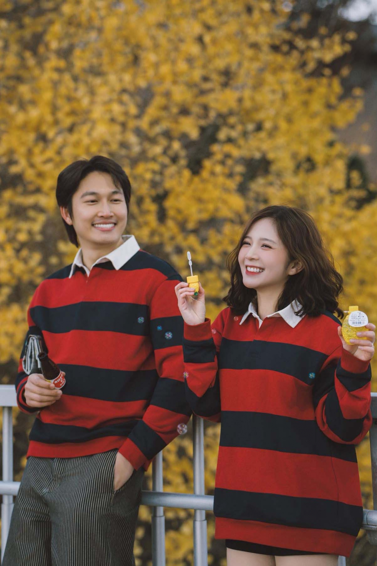 Đình Tú - Ngọc Huyền hưởng trăng mật ở Nhật Bản sau đám cưới