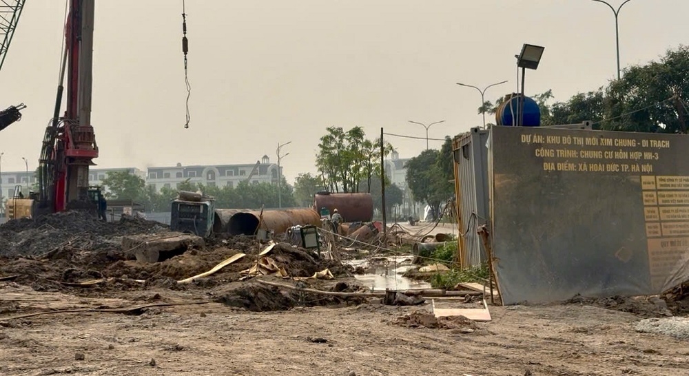 Hiện trạng công trường của dự án The Flame Vine