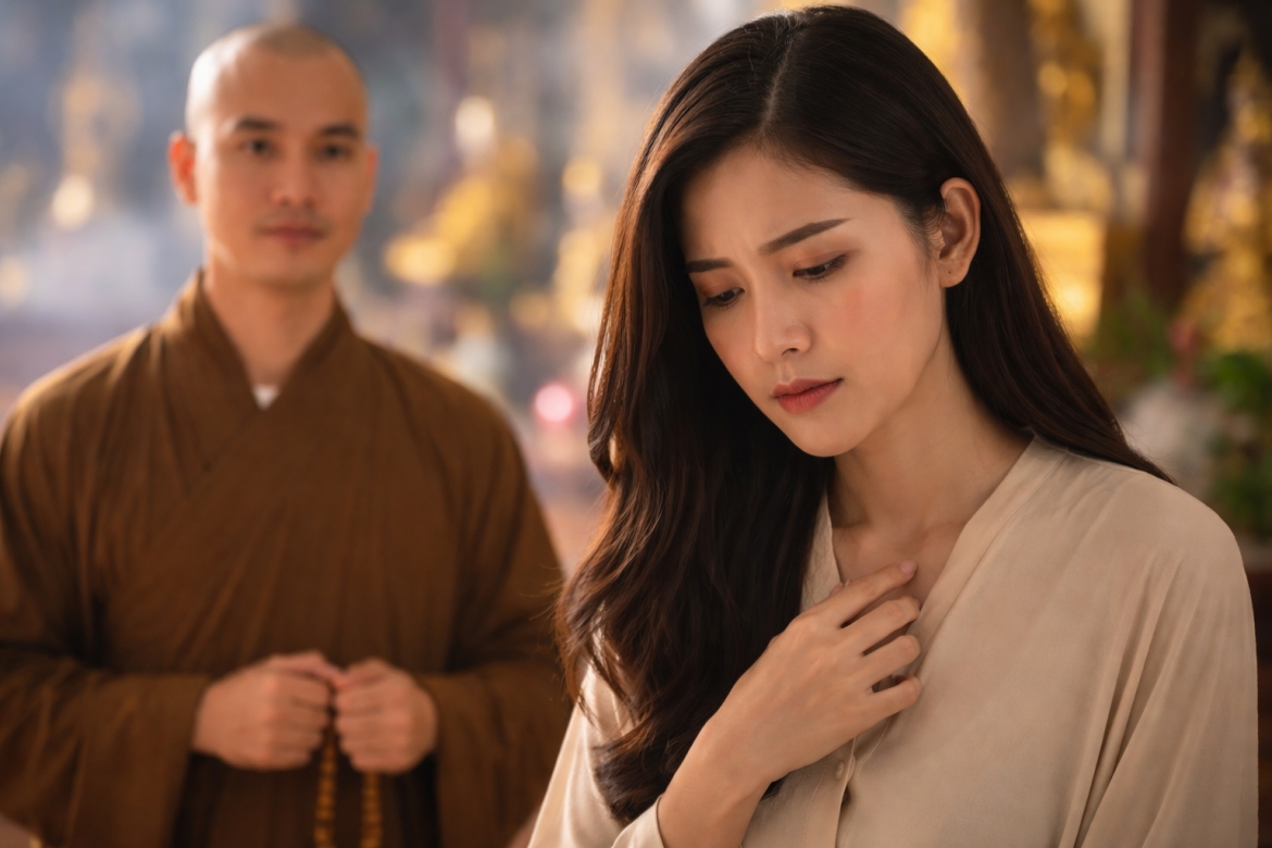 Sự bình thản của anh khiến tôi đau hơn bất cứ lời nói nào. (ảnh minh họa: AI)