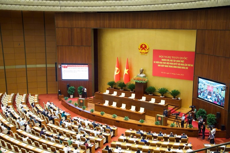 Hội nghị toàn quốc nghiên cứu, học tập, quán triệt và triển khai thực hiện Nghị quyết Hội nghị lần thứ 2, Ban Chấp hành Trung ương Đảng khóa XIV