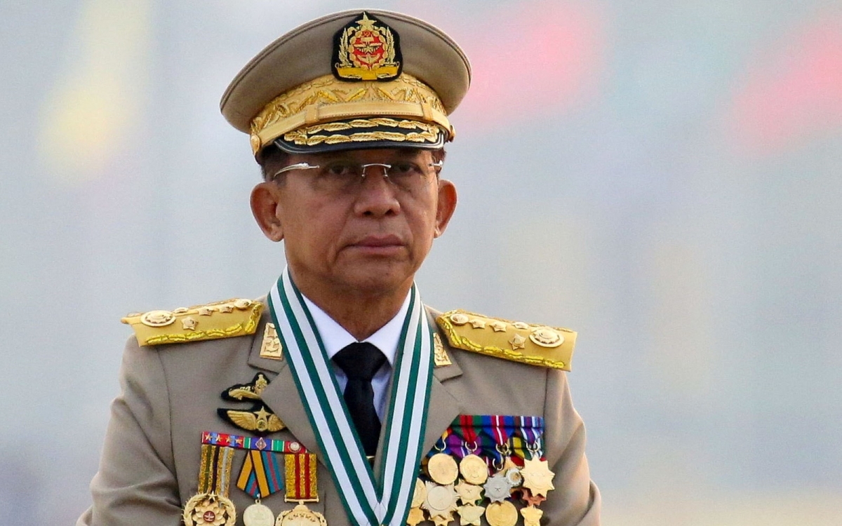 Chính trị gia Min Aung Hlaing. Ảnh: Reuters.