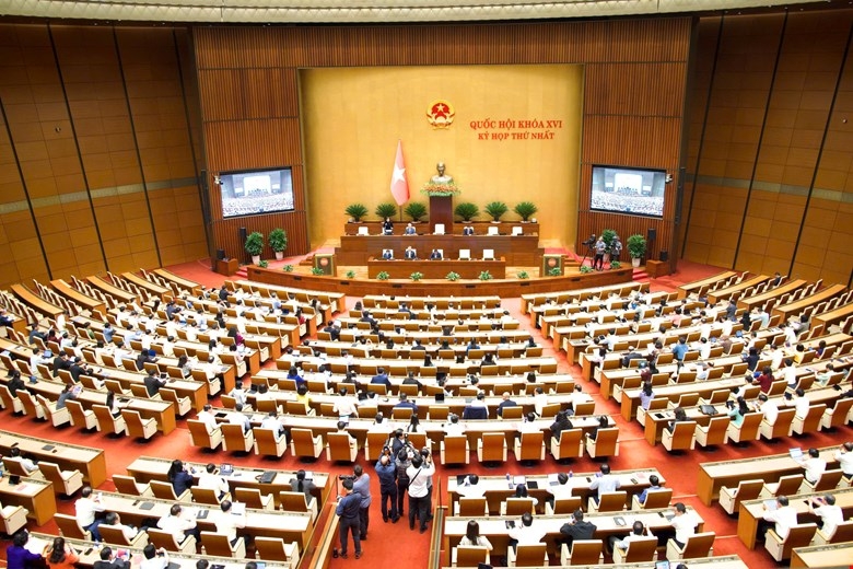 Quốc hội đã hoàn thành nội dung chương trình tại Đợt 1 của Kỳ họp thứ nhất. Ảnh: Quốc hội