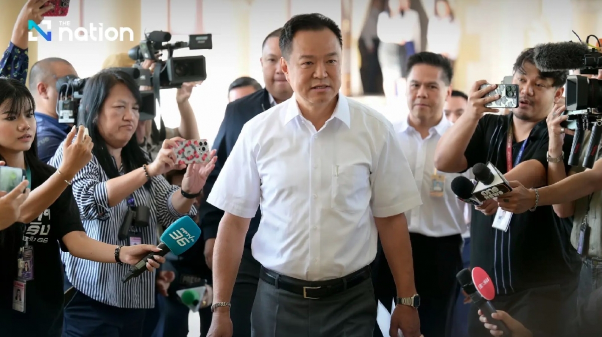 Thủ tướng Thái Lan Anutin sau phiên họp Nội các gần đây. Nguồn: The Nation